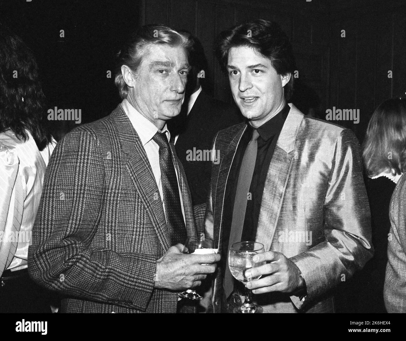 Richard Mulligan and Ted Wass at the Soap Reunion Party a year after it