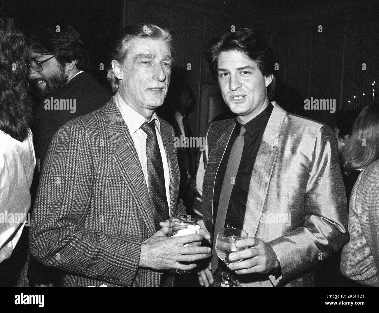 Richard Mulligan and Ted Wass at the Soap Reunion Party a year after it