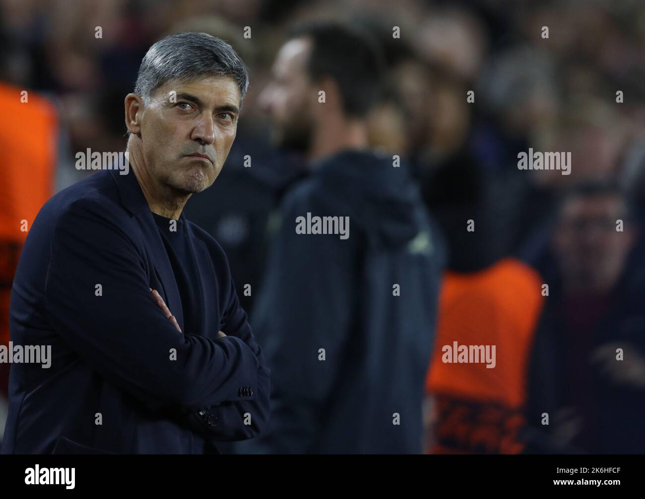 London, England, 13th October 2022. Felice Mazzù, Manager of Anderlecht during the UEFA Europa Conference League match at the London Stadium, London. Picture credit should read: Paul Terry / Sportimage Stock Photo