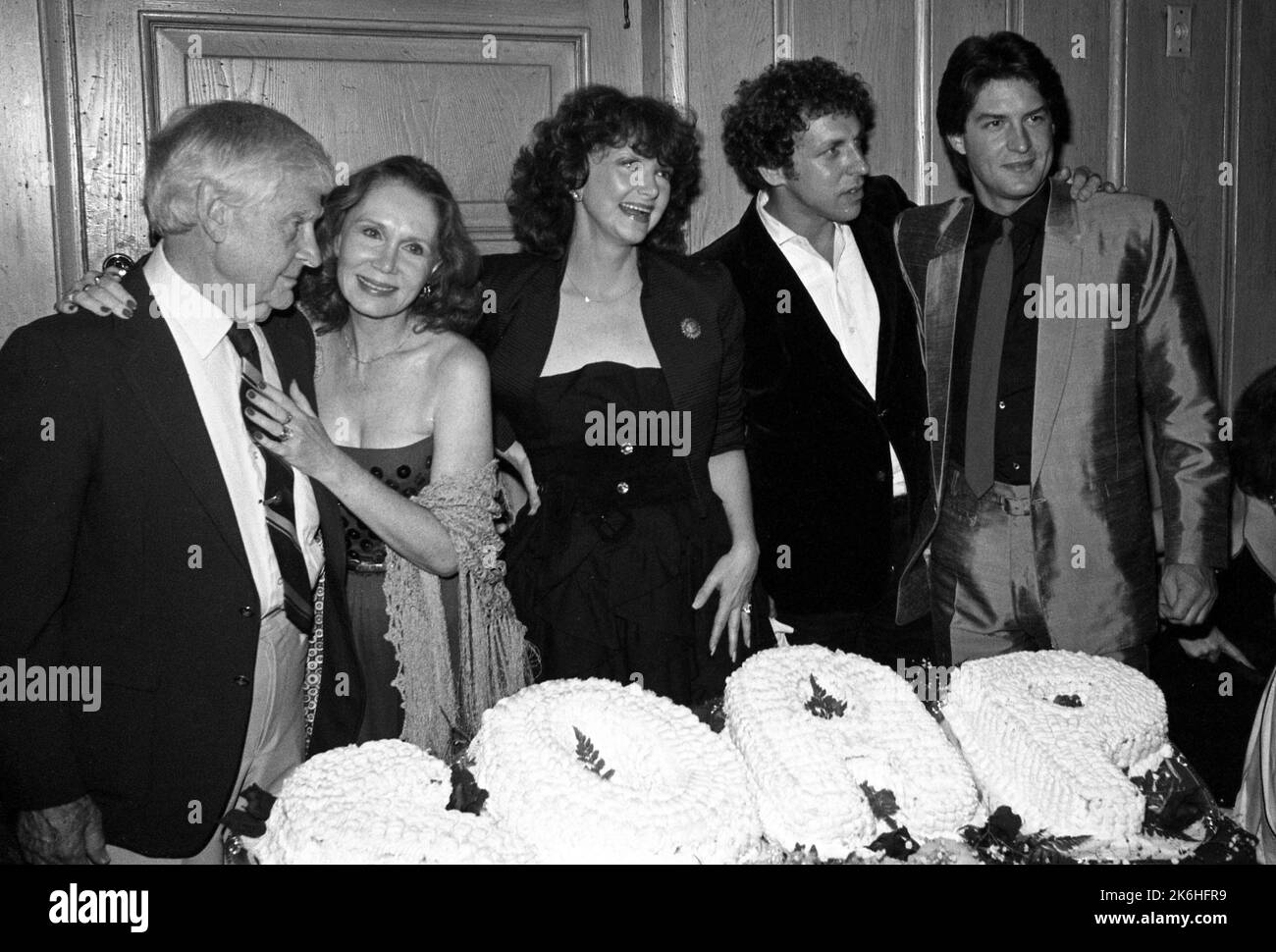 The Cast Of Soap at the Soap Reunion Party a year after it's cancellation. The party coincides with the filming of it's first segment five years ago. Chasen's in Beverly Hills, California on August 30, 1982. Credit: Ralph Dominguez/MediaPunch Stock Photo