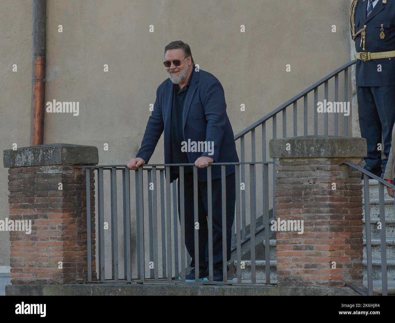 Italy, Rome, October 14th, 2022 : Russell Crowe, in Rome to promote his ...