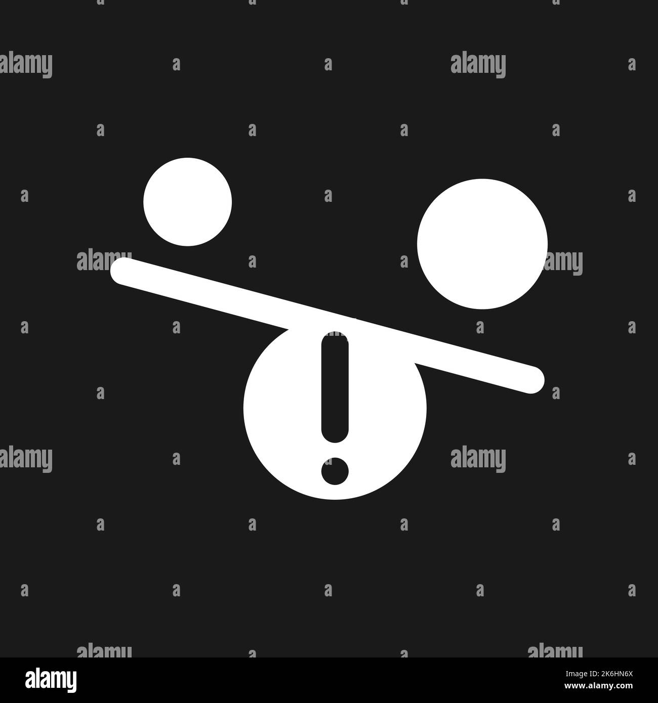 Space imbalance Stock Vector Images - Alamy