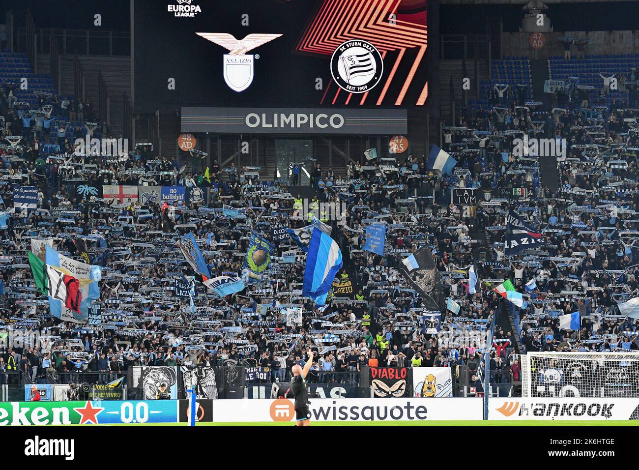 13th October 2022; Olimpico Stadium, Roma, Italy; Uefa Europa League