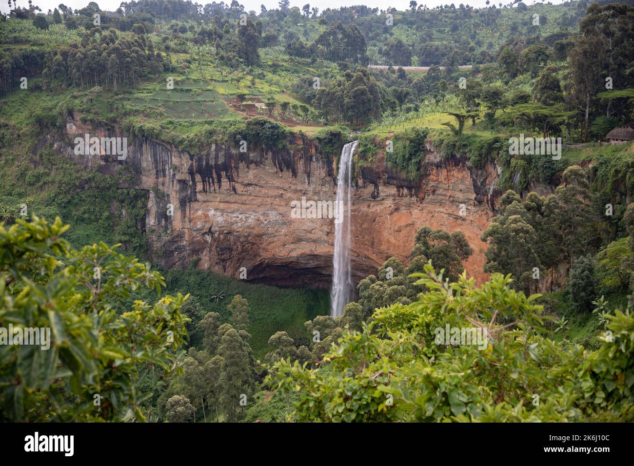 Sipi Falls on Mount Elgon in Eastern Uganda, East Africa Stock Photo
