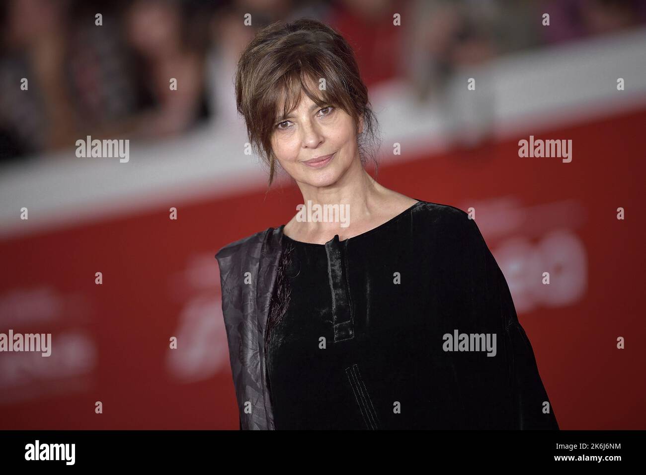 ROME, ITALY - OCTOBER 13: Laura Morante attends the 'Il Colibrì' and opening red carpet during the 17th Rome Film Festival at Auditorium Parco Della Musica on October 13, 2022 in Rome, Italy. Stock Photo