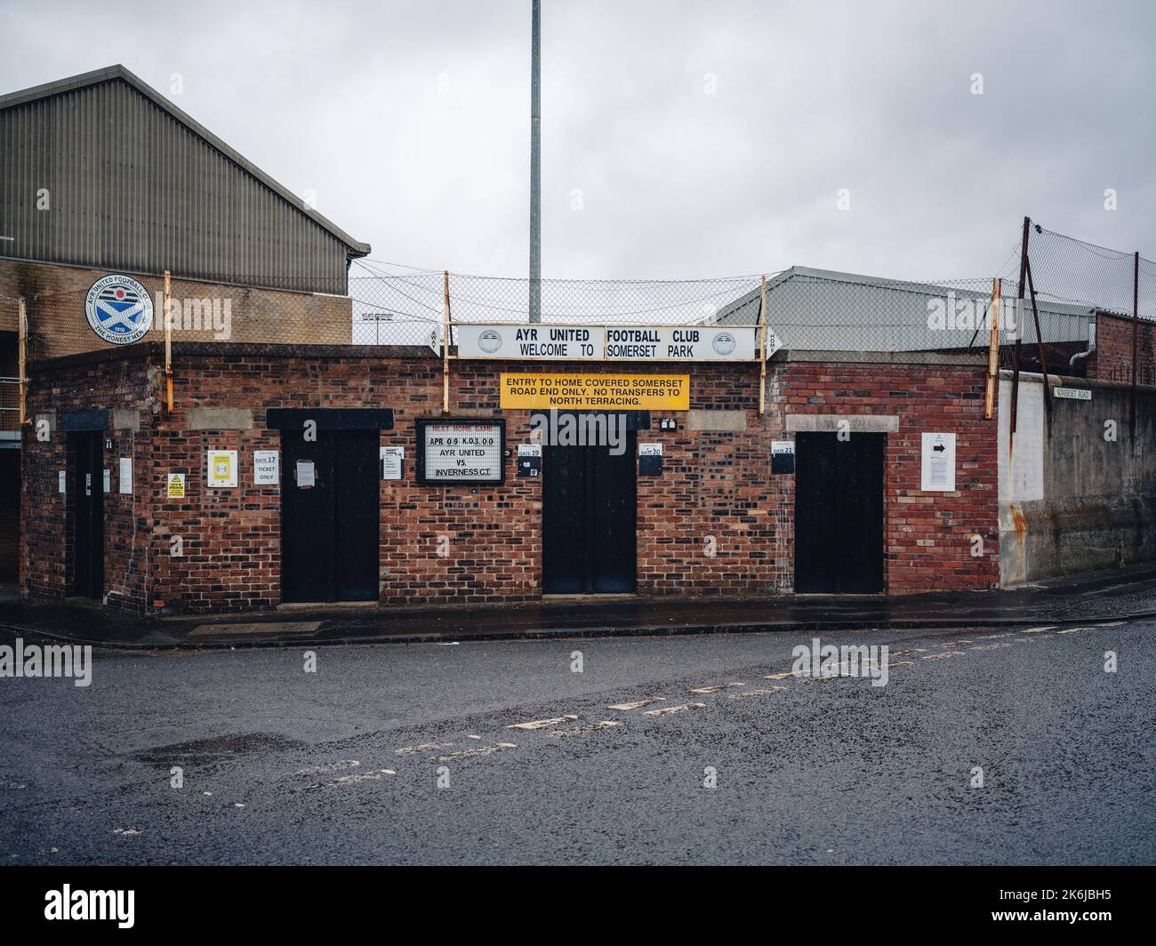 Ayr United FC are from in Ayr in Scotland, they play in the