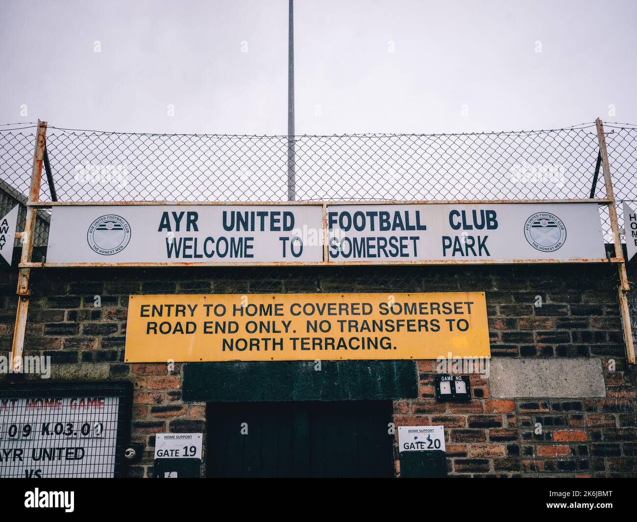 Ayr United FC are from in Ayr in Scotland, they play in the
