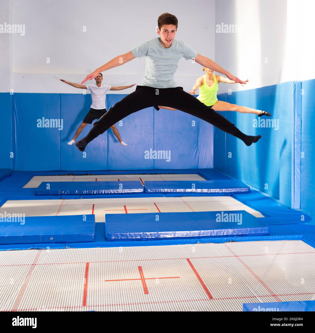 Teenage Boy Jumping In Trampoline Center Stock Photo Alamy teenage-boy-jumping-in-trampoline-center-stock-photo-alamy
