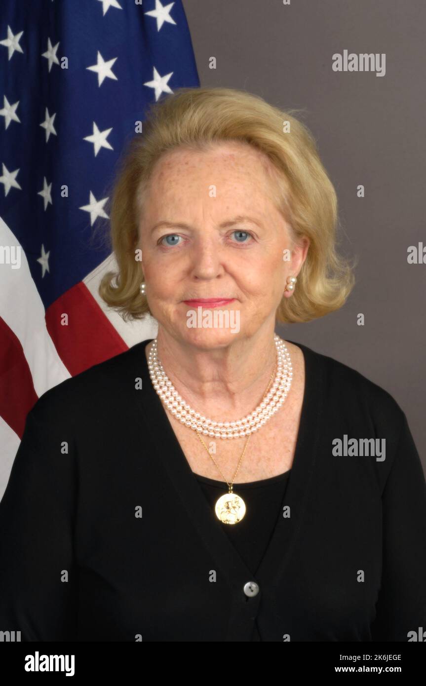 Official portrait of Julie Finley, U.S. Representative designate to the Organization for Security and Cooperation in Europe (OSCE) Stock Photo