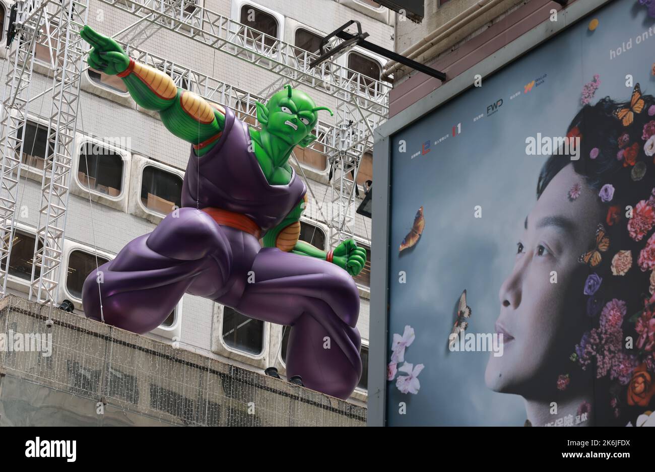 A sevenmetertall Piccolo installation on the roof of Hang Lung Centre, Causeway Bay. To