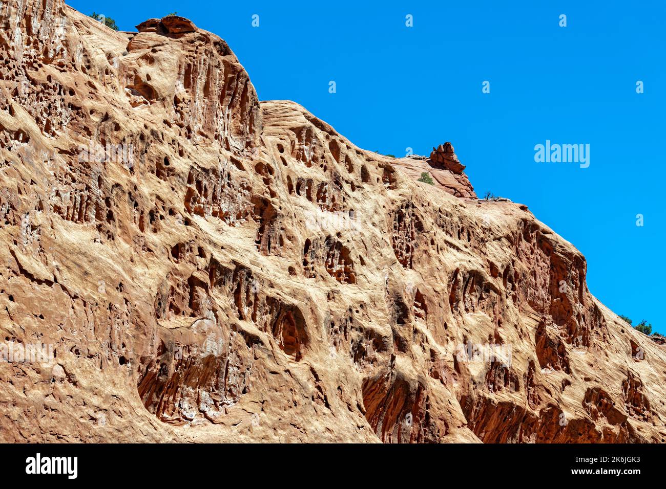weathering in the cliffs near Long Canyon at the Grand
