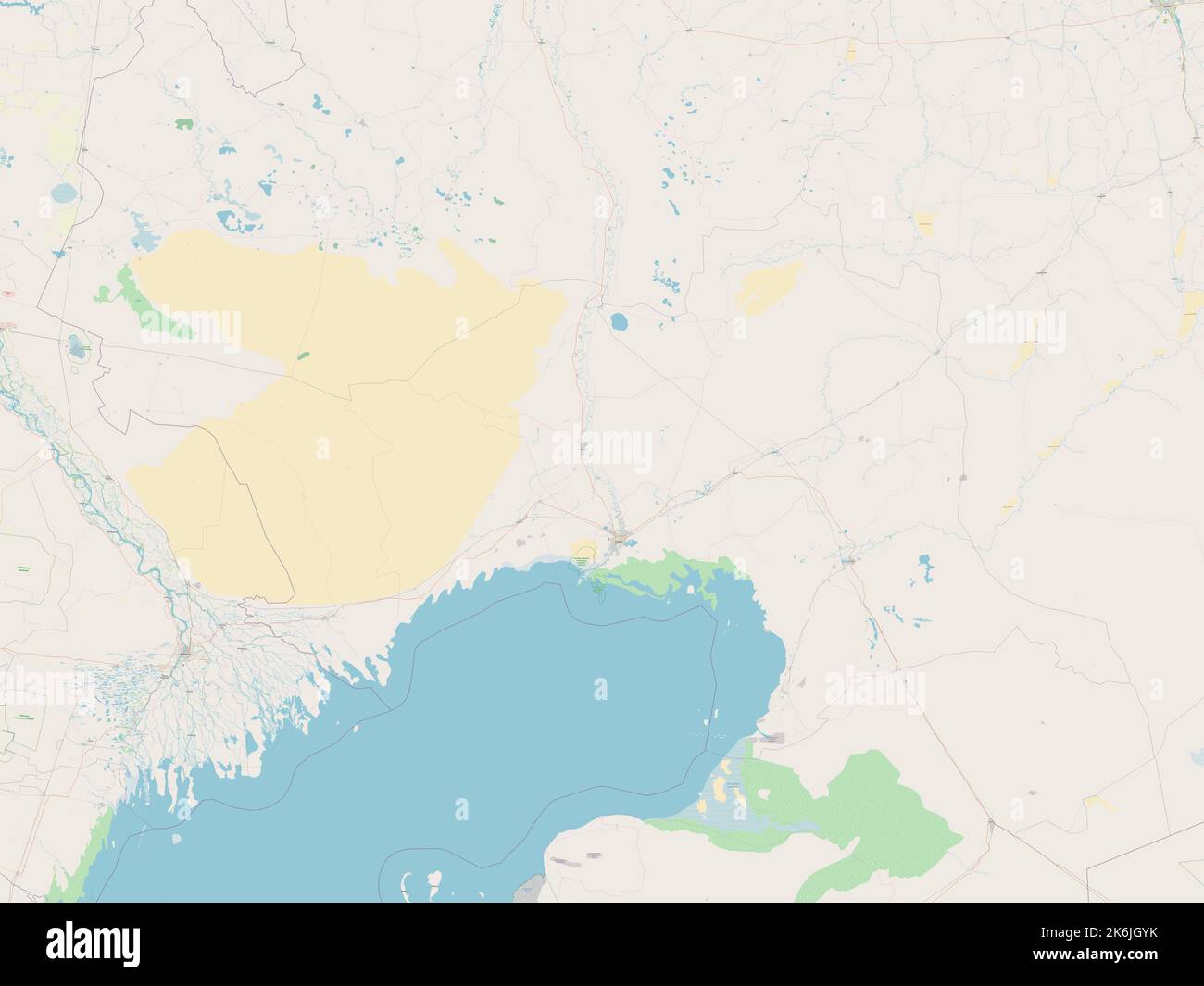 Atyrau, region of Kazakhstan. Open Street Map Stock Photo - Alamy