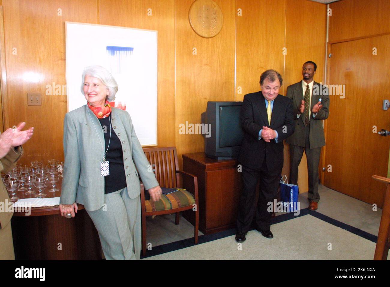 Flag ceremony for retiring foreign service officer Joseph Presel ...