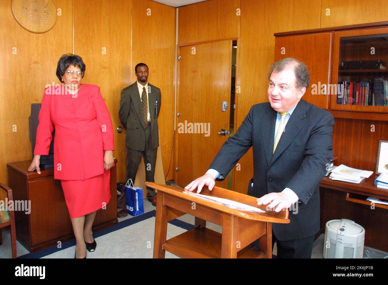 Flag ceremony for retiring foreign service officer Joseph Presel ...