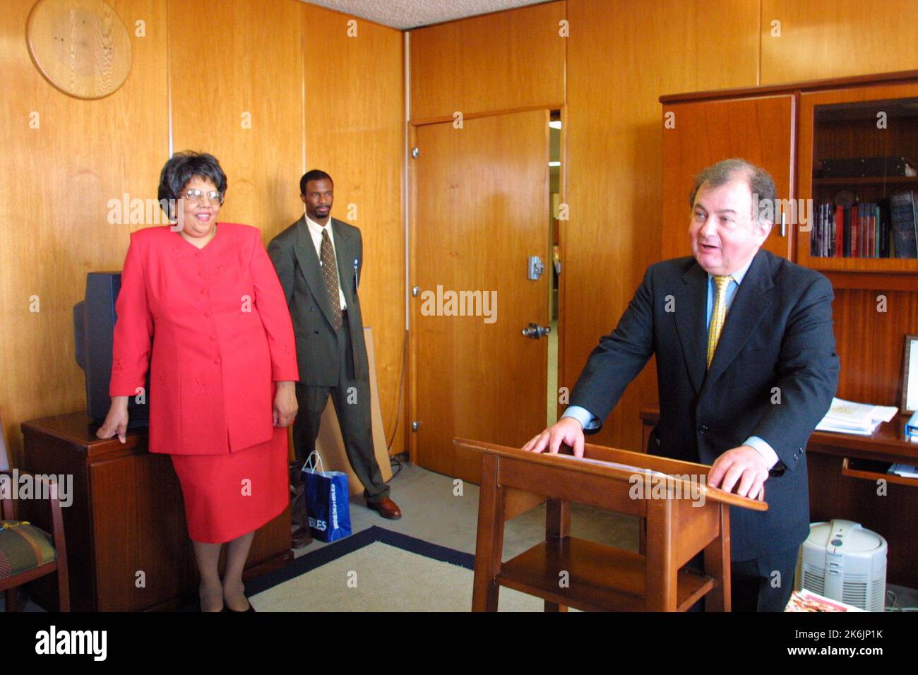 Flag ceremony for retiring foreign service officer Joseph Presel ...