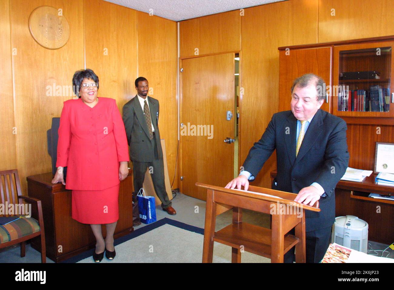 Flag ceremony for retiring foreign service officer Joseph Presel ...