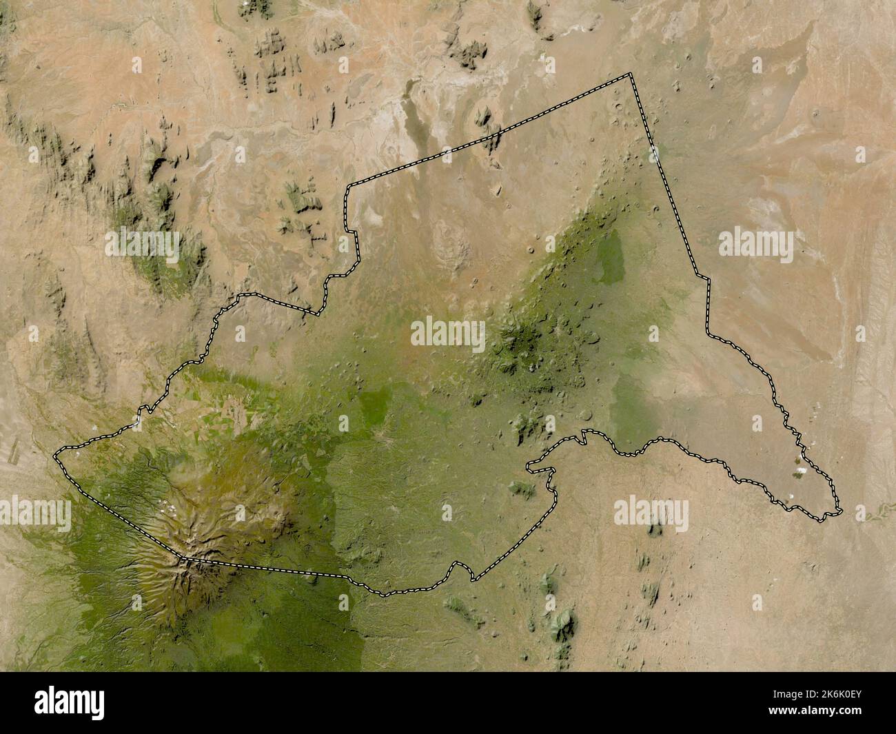 Meru, county of Kenya. Low resolution satellite map Stock Photo Alamy