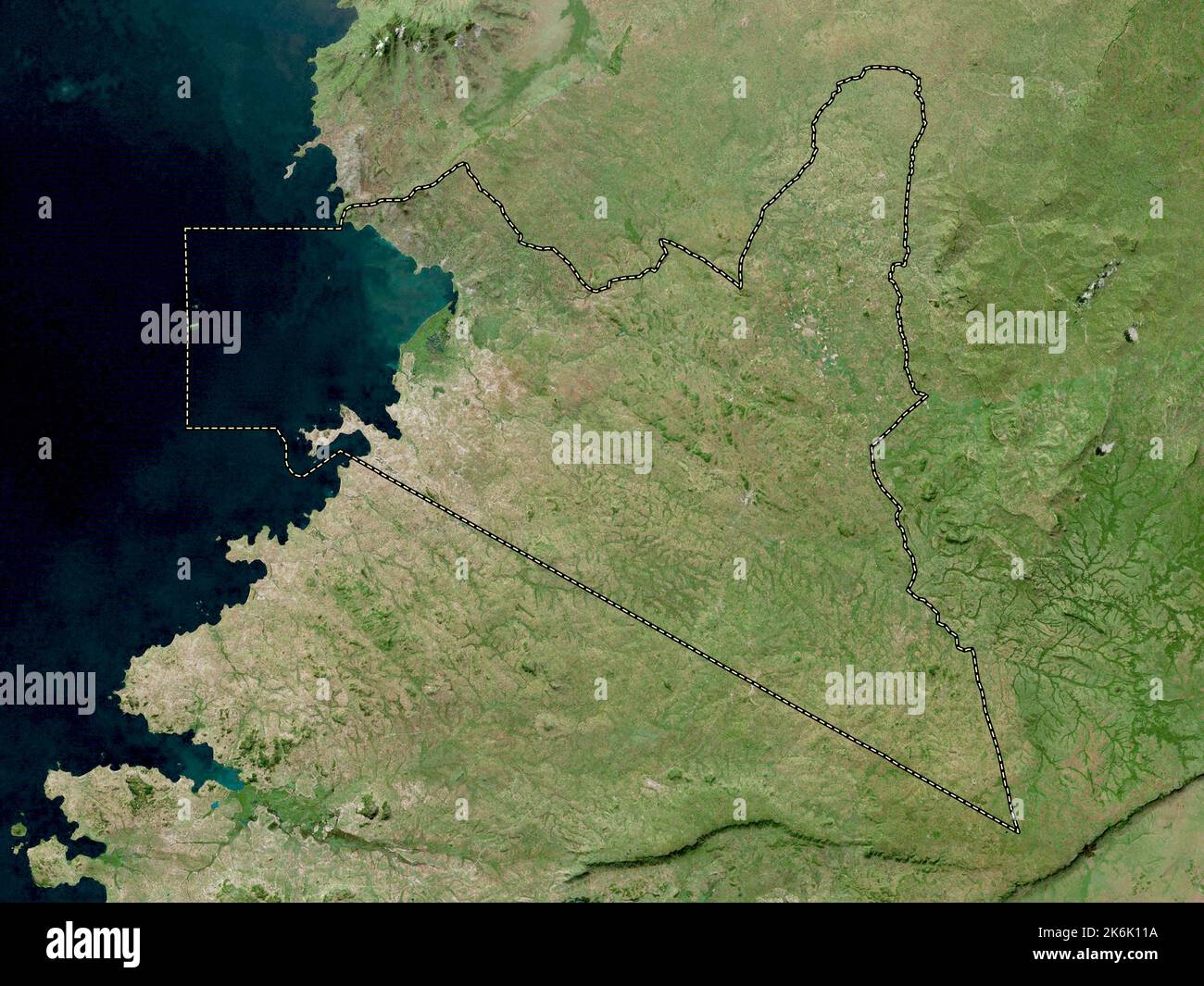 Migori, county of Kenya. High resolution satellite map Stock Photo Alamy
