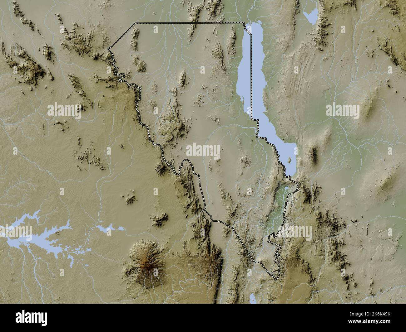 Turkana county map hi-res stock photography and images - Alamy