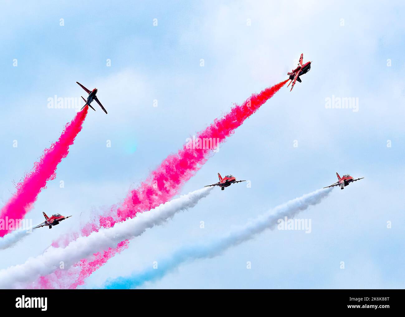red arrows display team Stock Photo Alamy