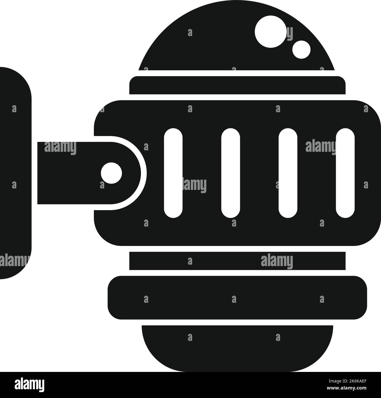 Pool water detector icon simple vector. Cleaning beach. Summer repair ...