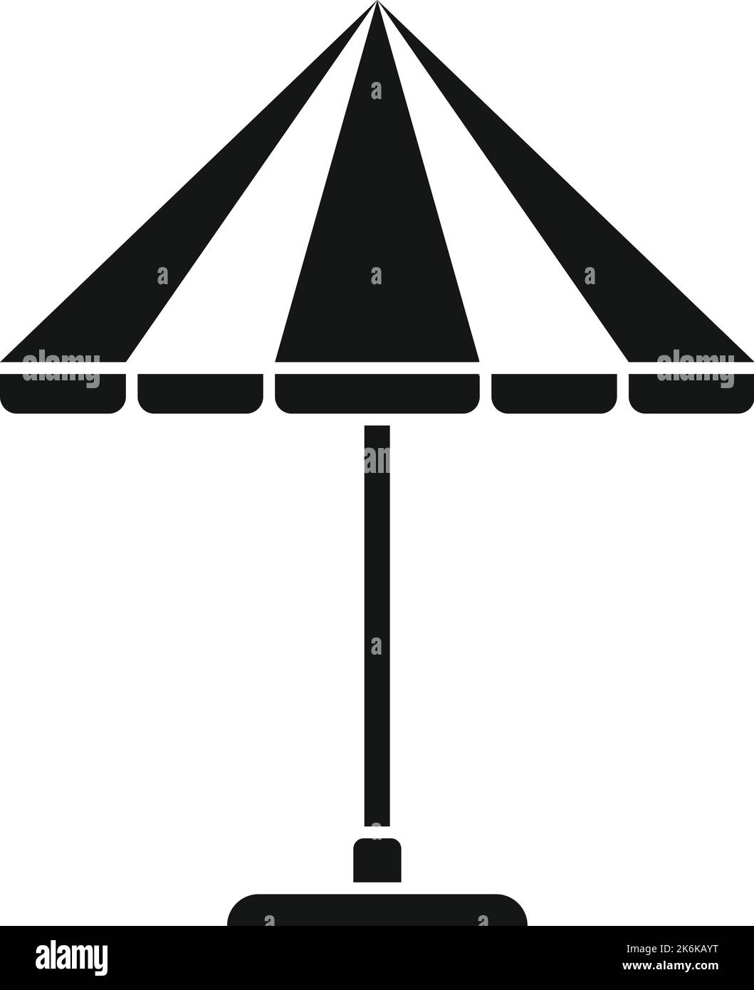pool-umbrella-icon-simple-vector-beach-vacation-sea-equipment-stock
