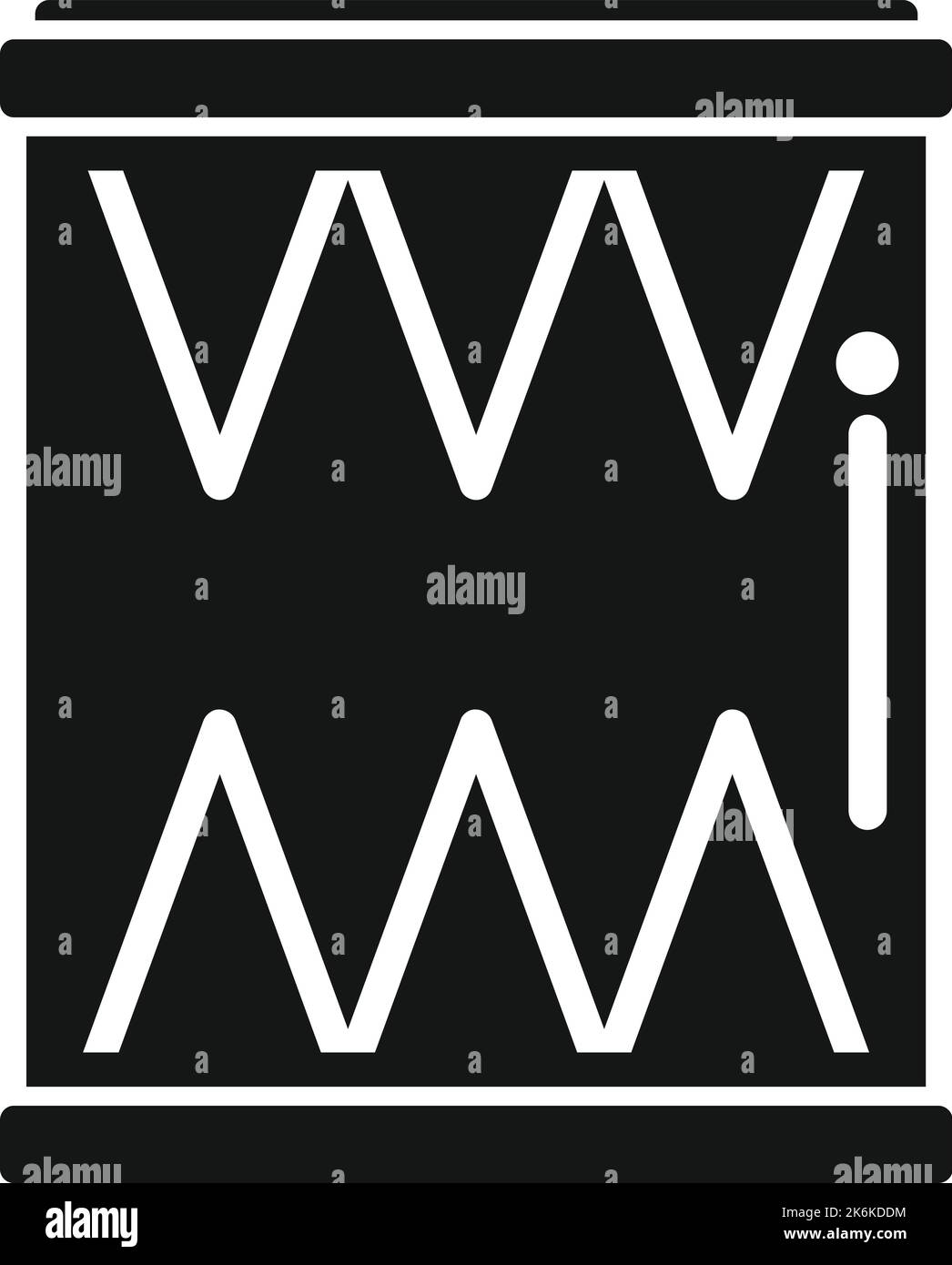 Parade drum icon simple vector. Music kit. Instrument toy Stock Vector ...