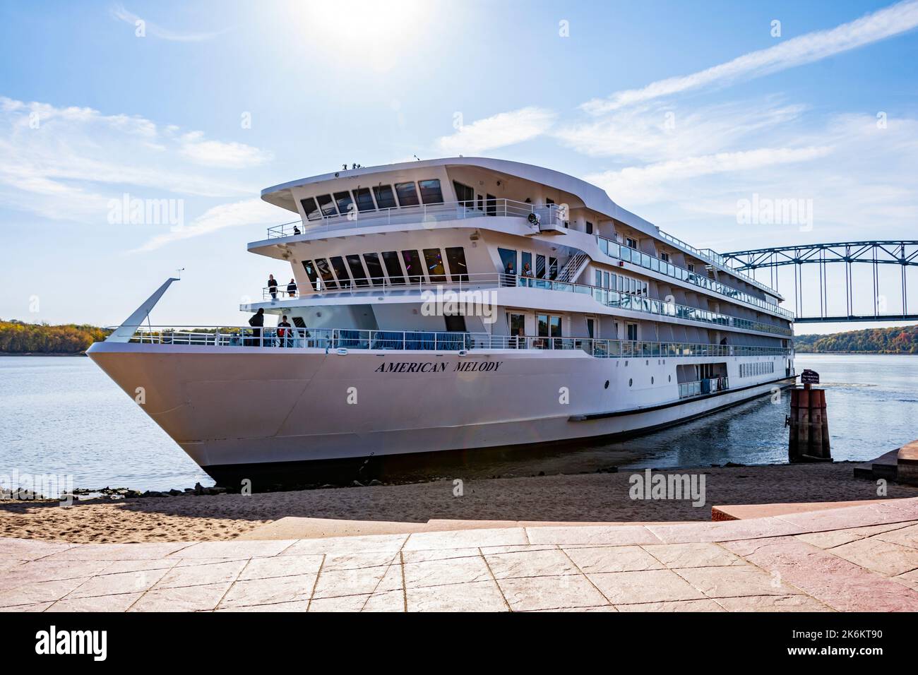 Dubuque, IA, United States October 9, 2022 American Melody cruise