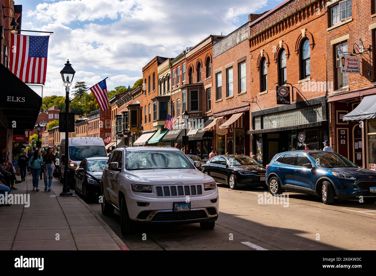 Galena, IL, United States October 9, 2022 View of Main Street in