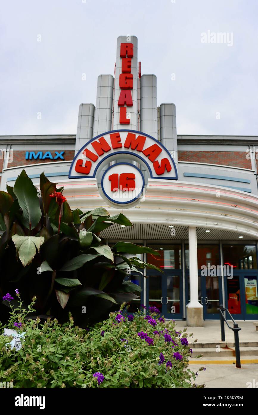 Regal Cinemas at Crocker Park in Westlake, Ohio Stock Photo