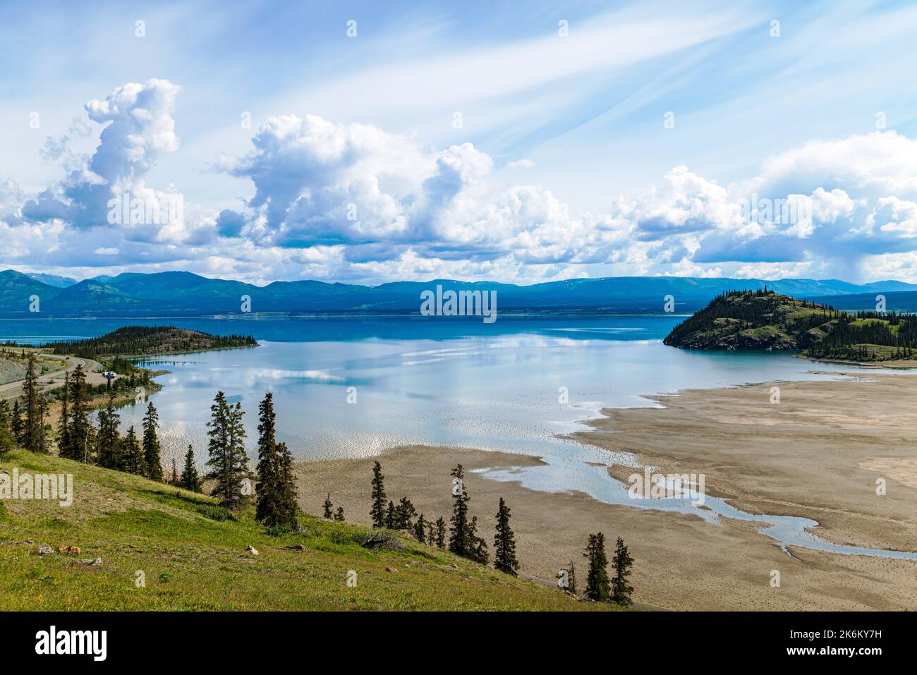 1942 Opening location of Alaska Highway; Soldier’s Summit; Kluane Lake