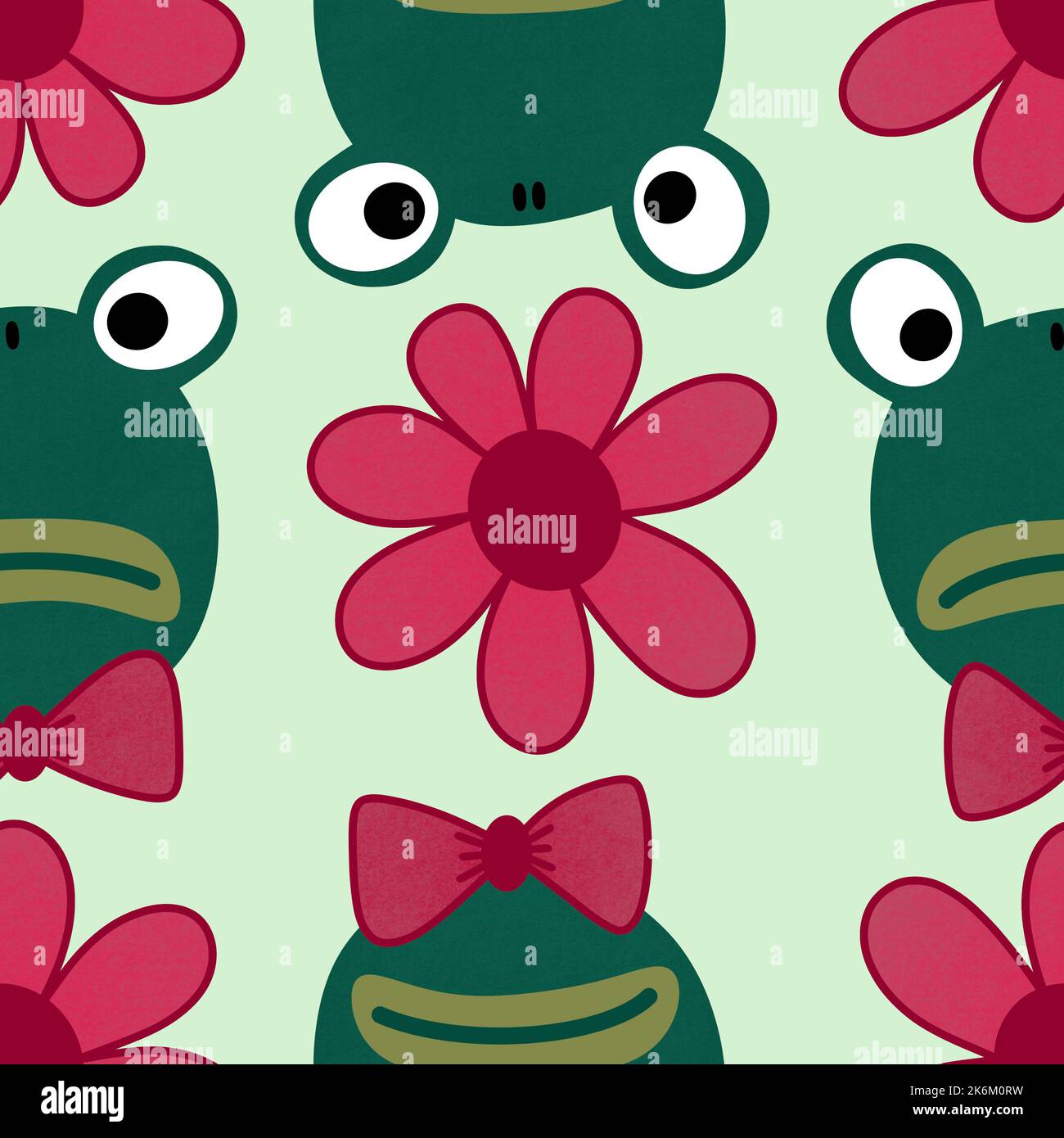 Animals cartoon seamless doodle frogs pattern for wrapping paper and ...