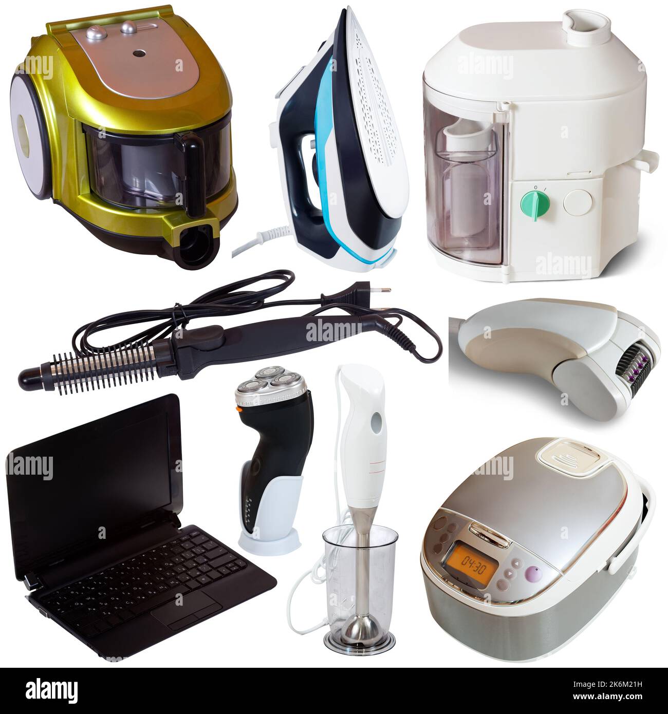 Collage of different home appliances Stock Photo Alamy
