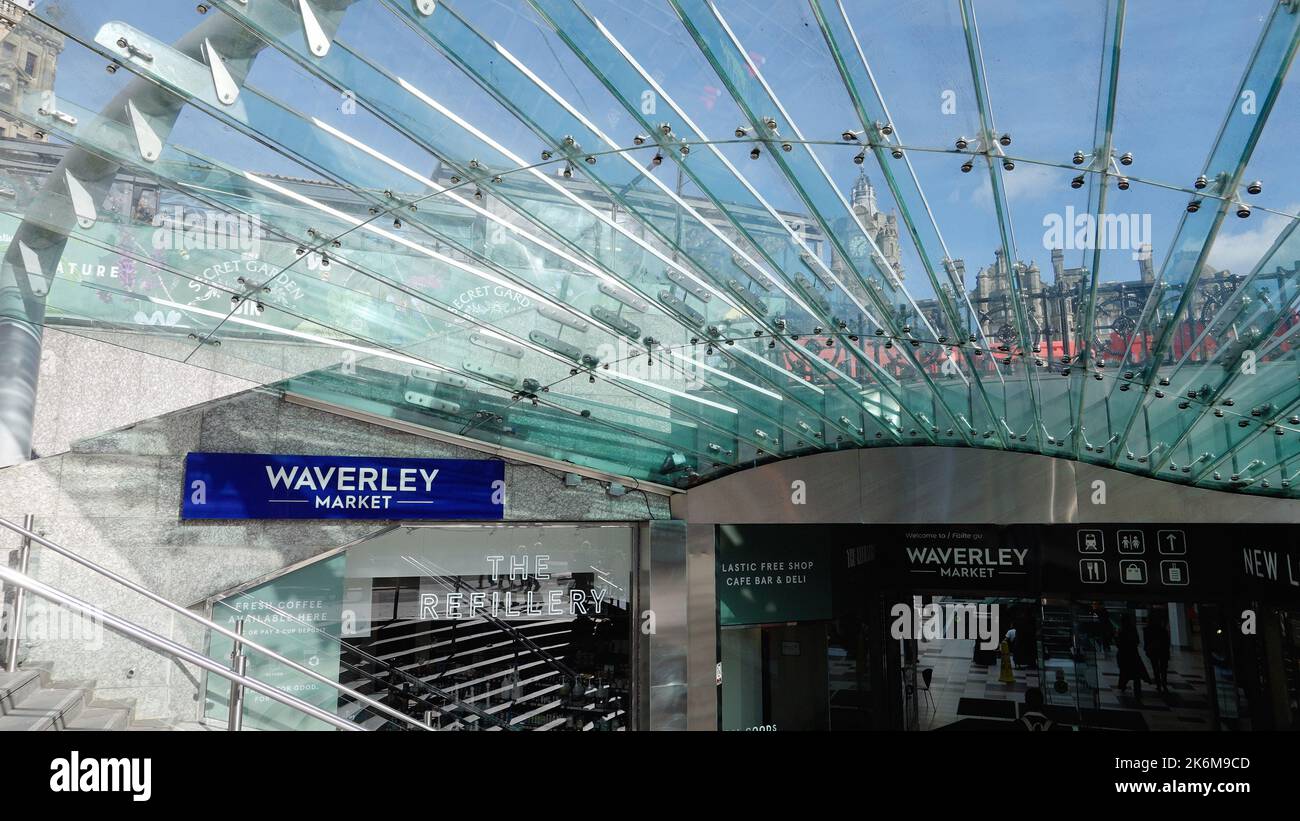 Waverley Market at Waverly Station Edinburgh EDINBURGH, SCOTLAND
