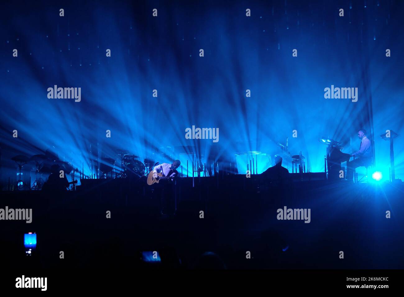 Brixia, Italy. 14th October 2022. The Italian band of Negramaro during their live performs at Gran Teatro Morato for their Unplugged European Tour 2022 Credit: Roberto Tommasini/Alamy Live News Stock Photo