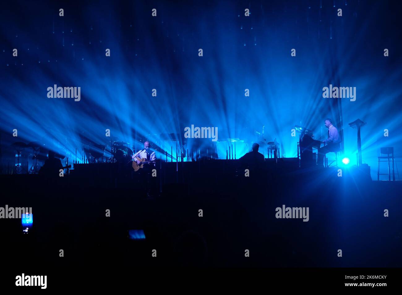 Brixia, Italy. 14th October 2022. The Italian band of Negramaro during their live performs at Gran Teatro Morato for their Unplugged European Tour 2022 Credit: Roberto Tommasini/Alamy Live News Stock Photo