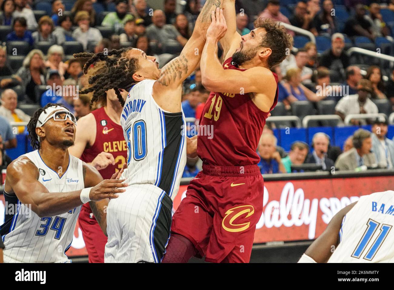 Cleveland Cavaliers guard Raul Neto (19) in the first half of an