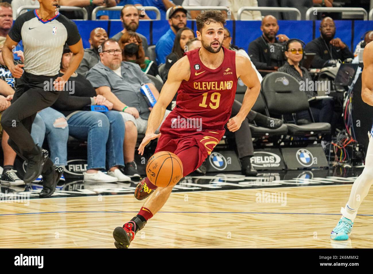 Cleveland Cavaliers guard Raul Neto (19) in the first half of an