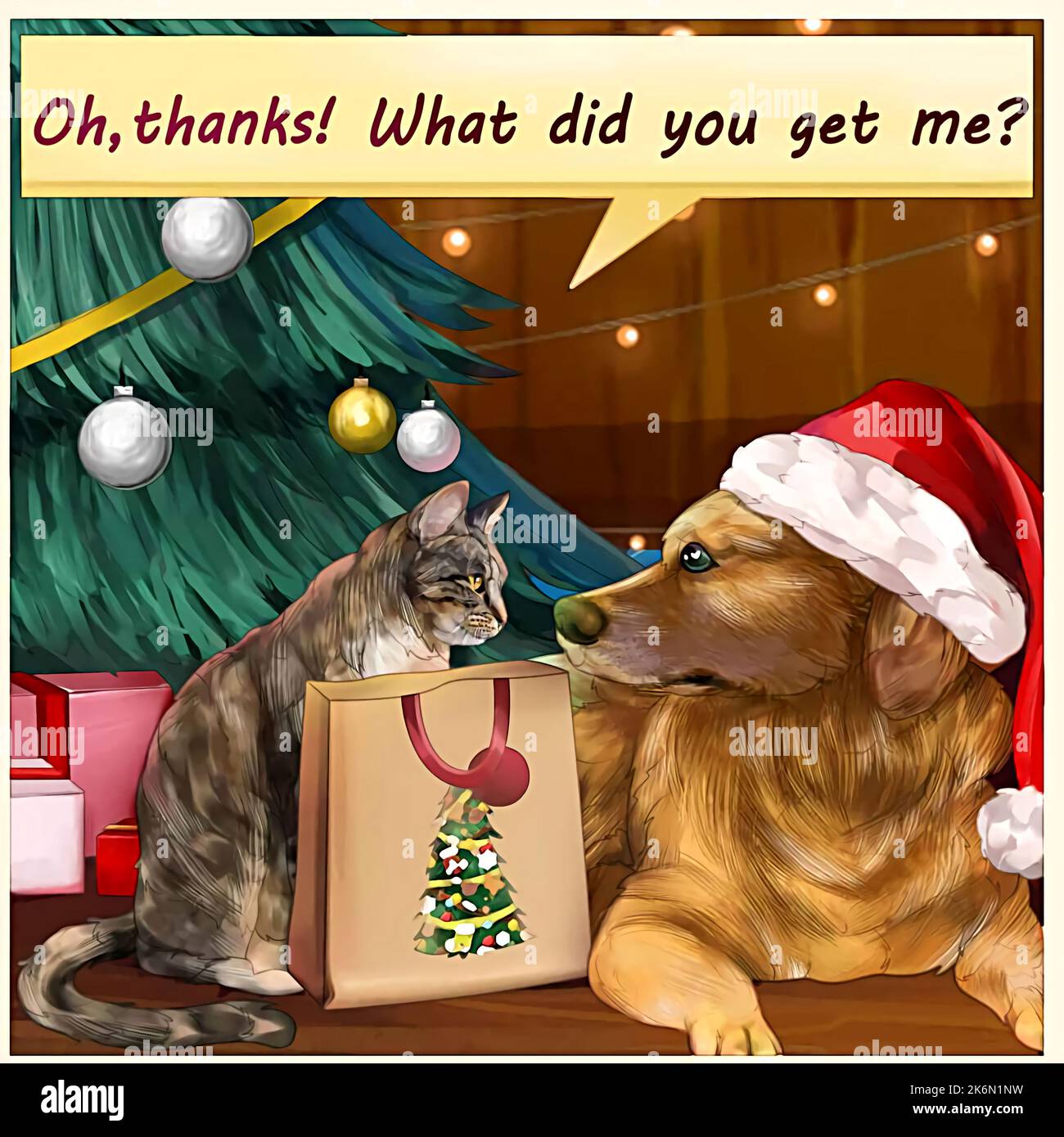 Merry christmas dogs and cheap cats