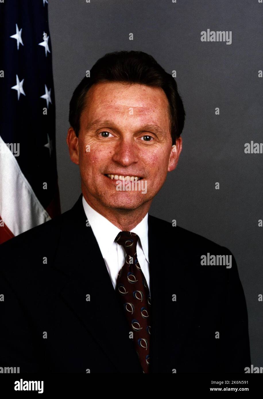 Official portrait of John Dawson, U.S. Ambassador to Peru Stock Photo