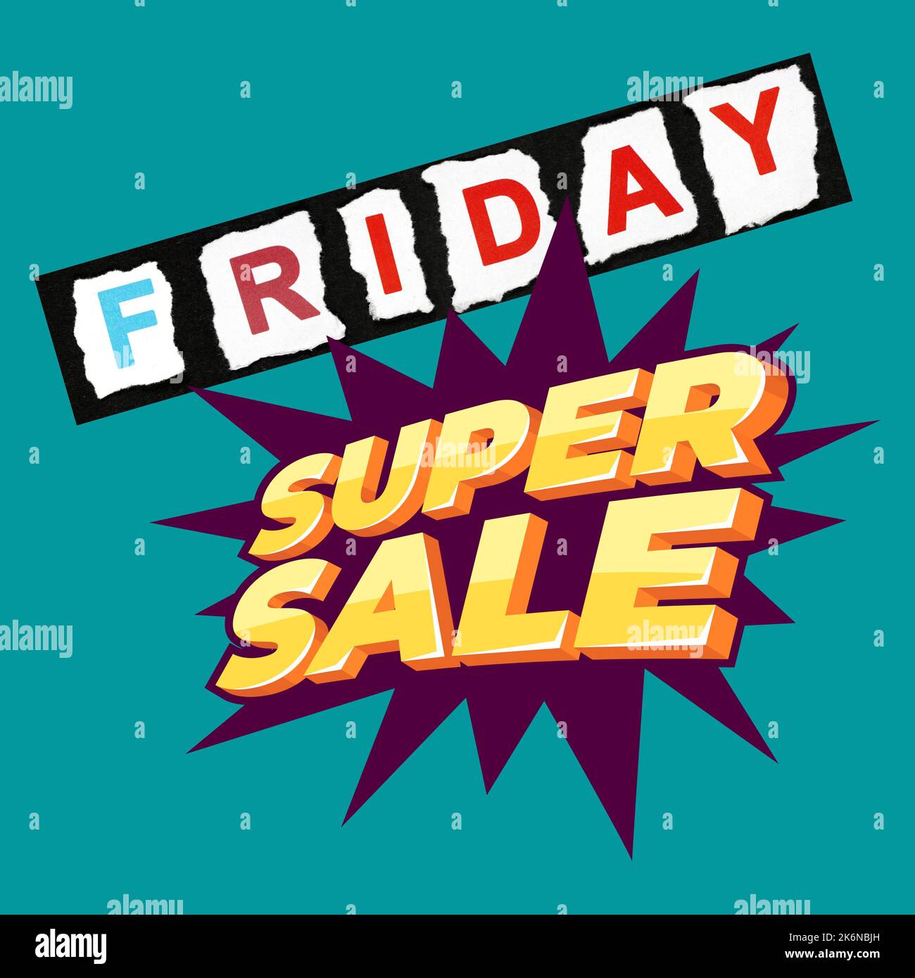 Friday sales background Stock Photo