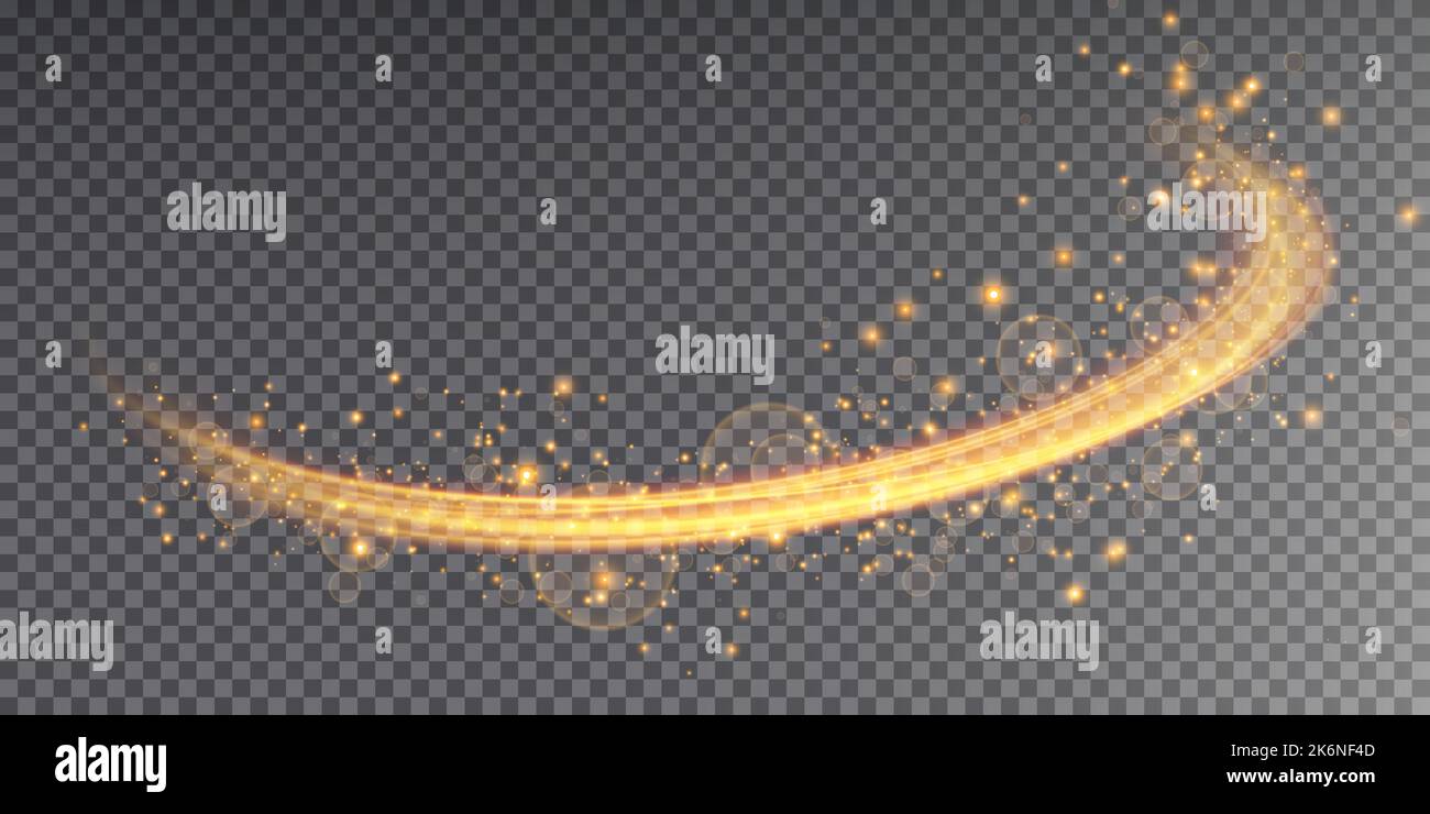 Luminous white lines of speed. Light glowing effect. Abstract motion ...