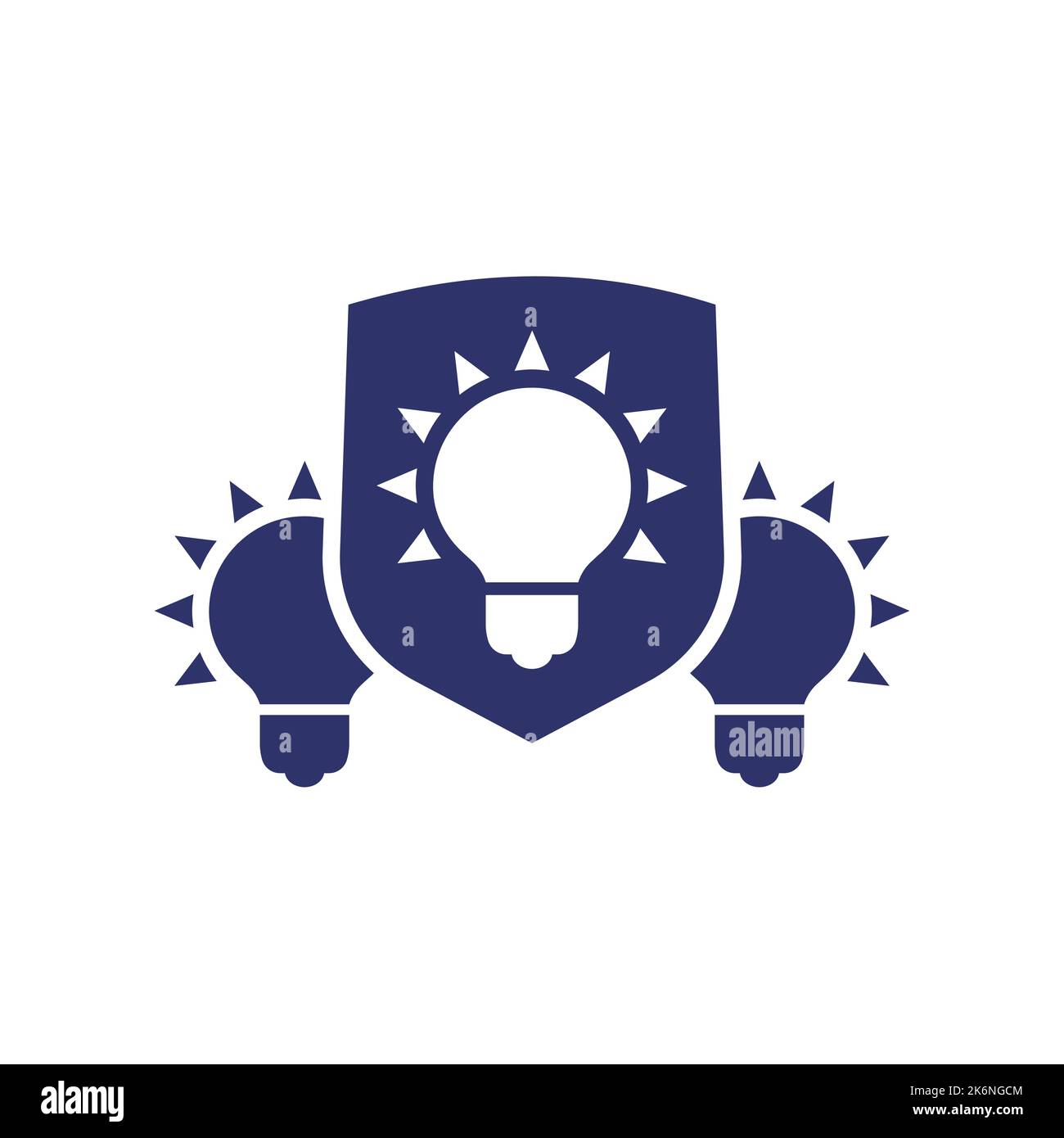 Shield protection patent copyright Stock Vector Images - Alamy