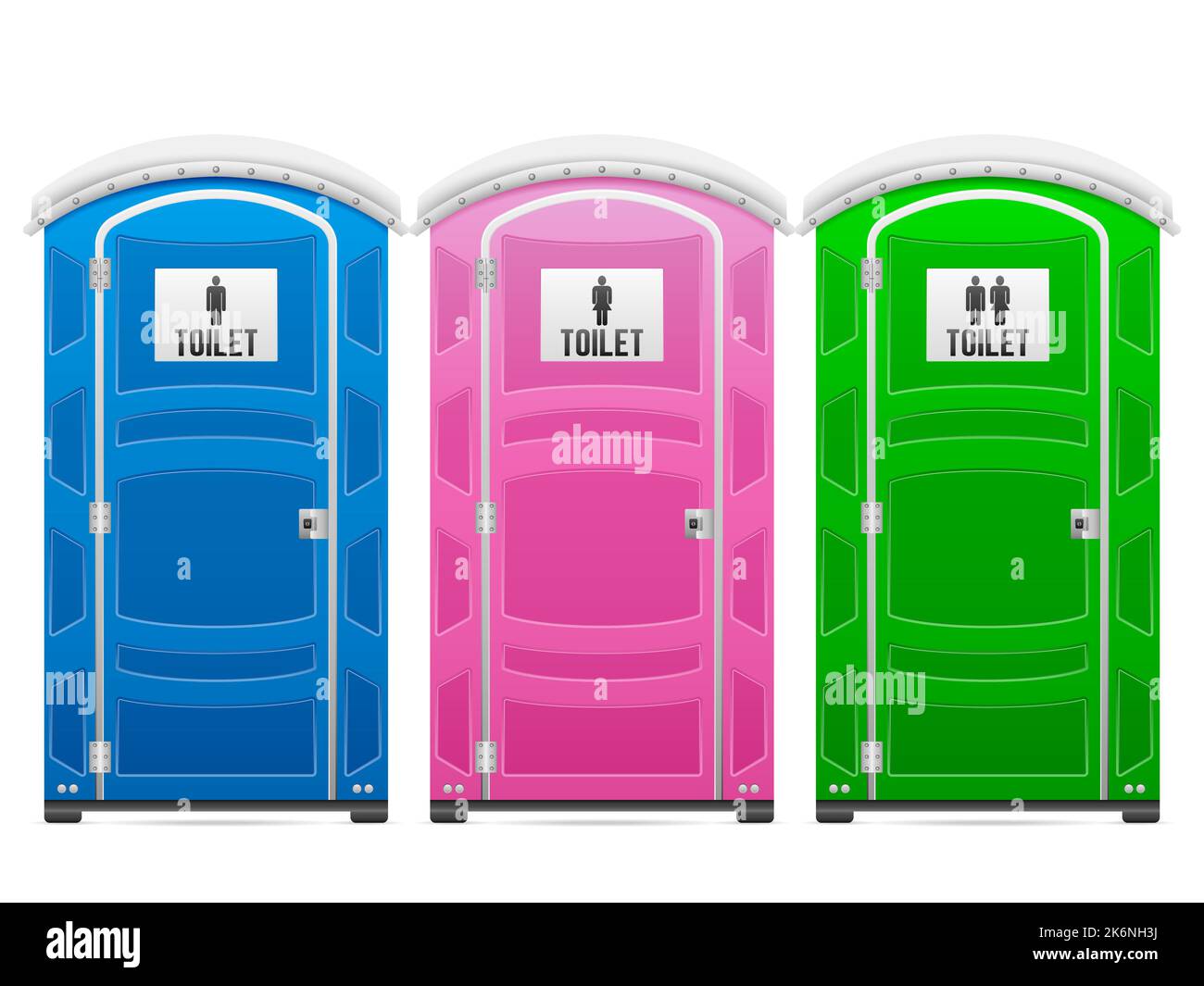 Porta potty Cut Out Stock Images & Pictures - Alamy