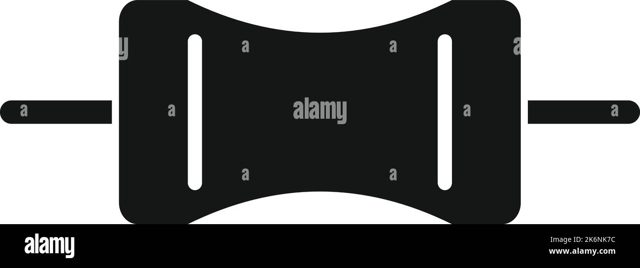 Resistor diagram icon simple vector. Electric circuit. Industry energy Stock Vector