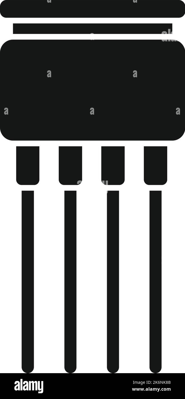 Audio resistor icon simple vector. Electric circuit. Computer energy ...