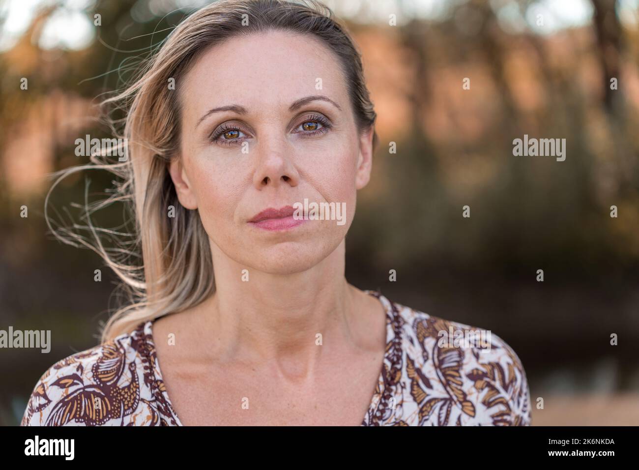 Mature woman outdoors hi-res stock photography and images - Alamy