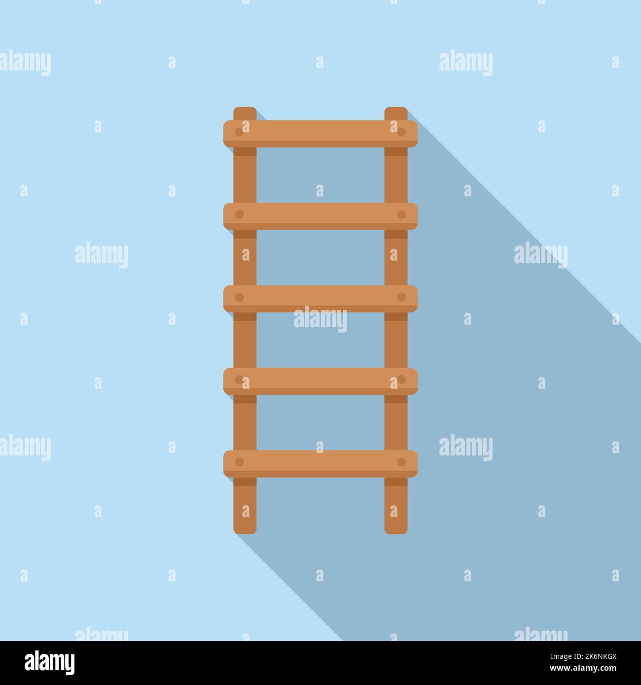 Stand on ladder Stock Vector Images - Alamy