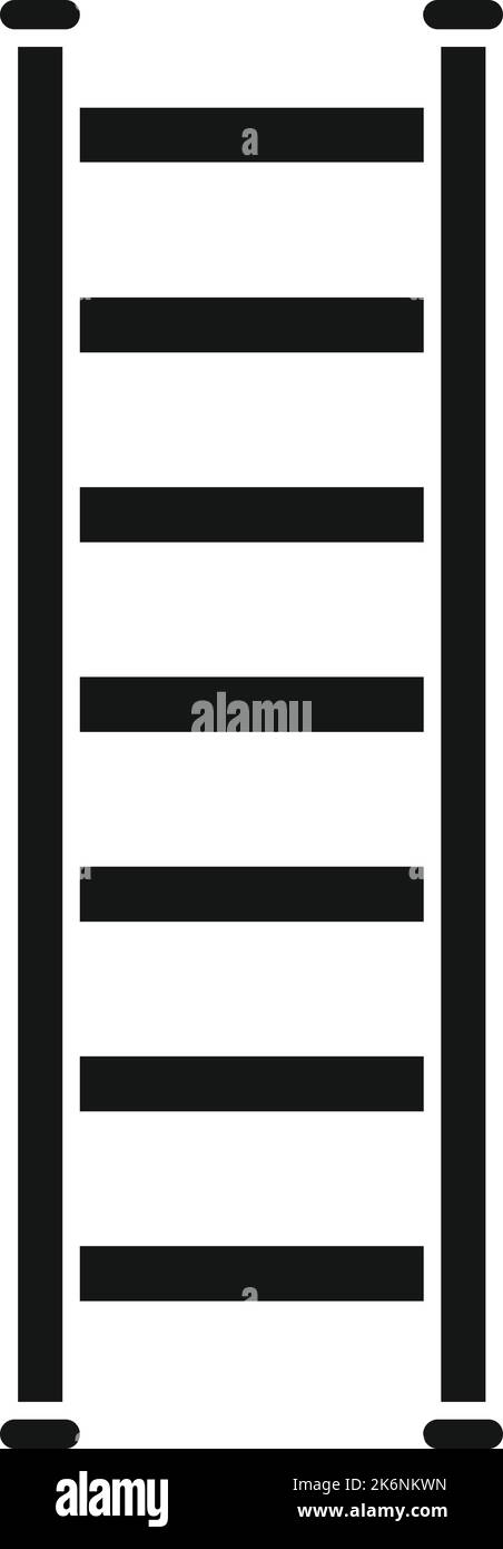 Instrument ladder icon simple vector. Step construction. Worker tool ...