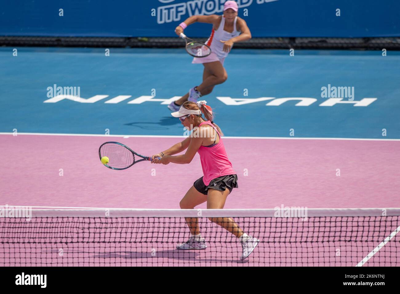 HUA HIN, THAILAND OCTOBER 15 Punnin Kovapitukted of Thailand playing